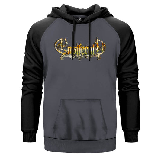 Ensiferum Logo 2 Çift Renk Reglan Kol Sweatshirt