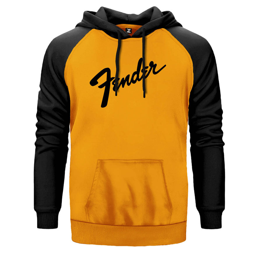 Fender Logo 3 Çift Renk Reglan Kol Sweatshirt