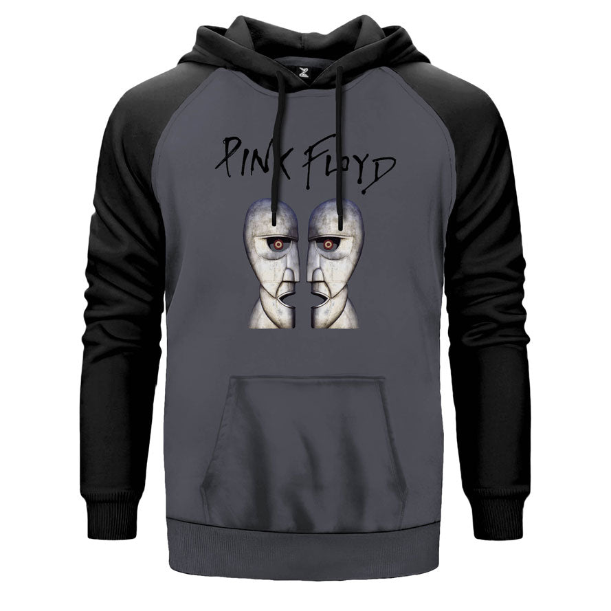 Pink Floyd The Division Bell çift renk reglan kol kapşonlu sweatshirt - gri