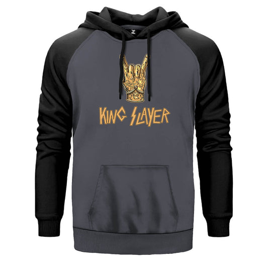 Slayer King Çift Renk Reglan Kol Sweatshirt