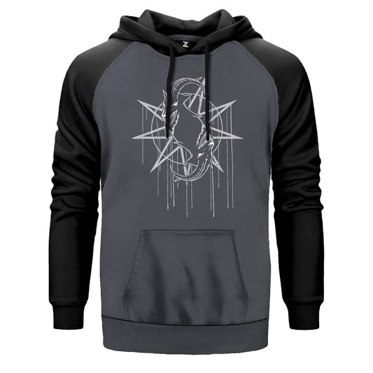 Slipknot Goat From Hell Çift Renk Reglan Kol Sweatshirt