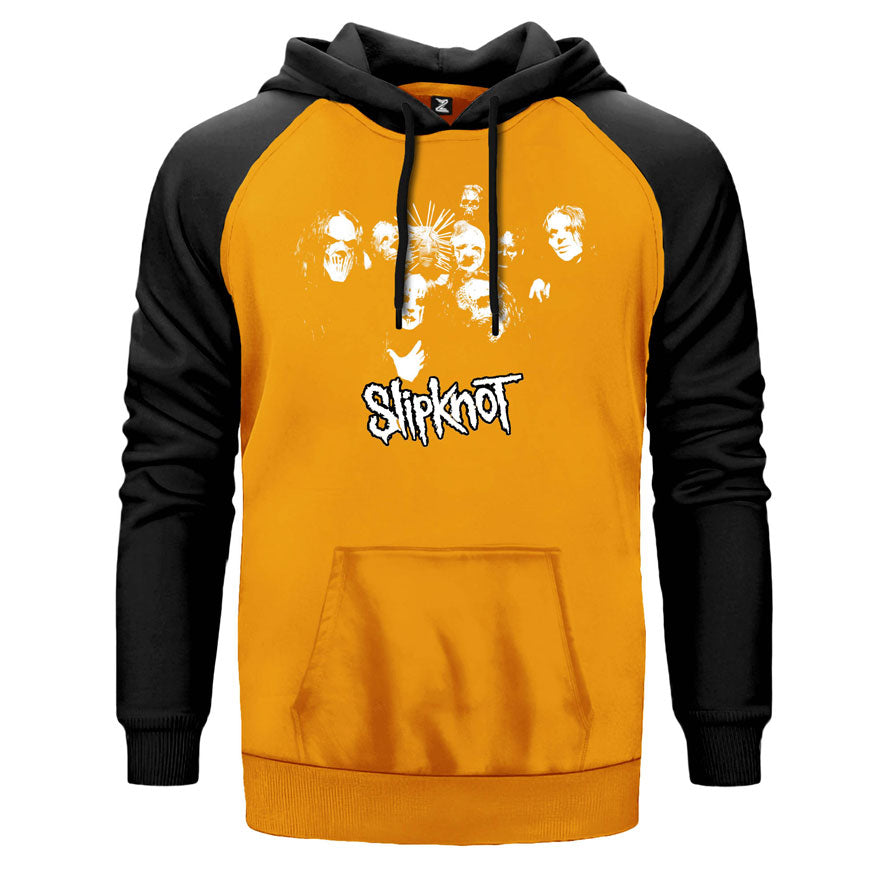 Slipknot Hallowen Çift Renk Reglan Kol Sweatshirt