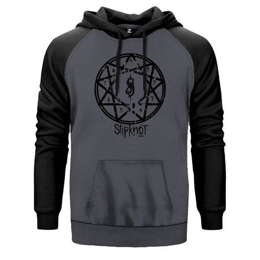 Slipknot Hellknight Çift Renk Reglan Kol Sweatshirt
