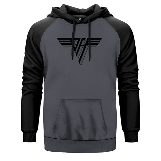 Van Halen 3D logo Çift Renk Reglan Kol Sweatshirt