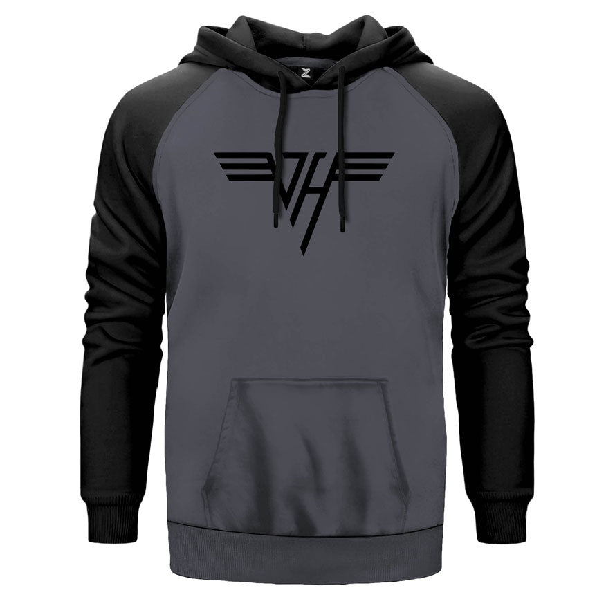 Van Halen Logo Classic Çift Renk Reglan Kol Sweatshirt