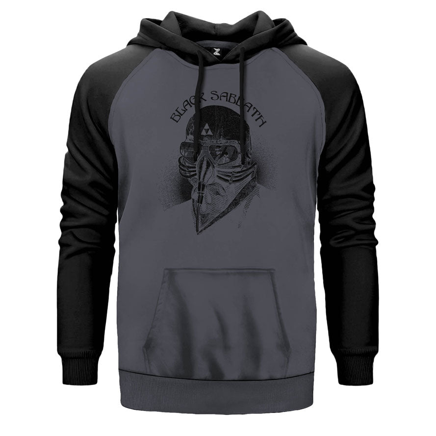 Black Sabbath Classic Çift Renk Reglan Kol Sweatshirt