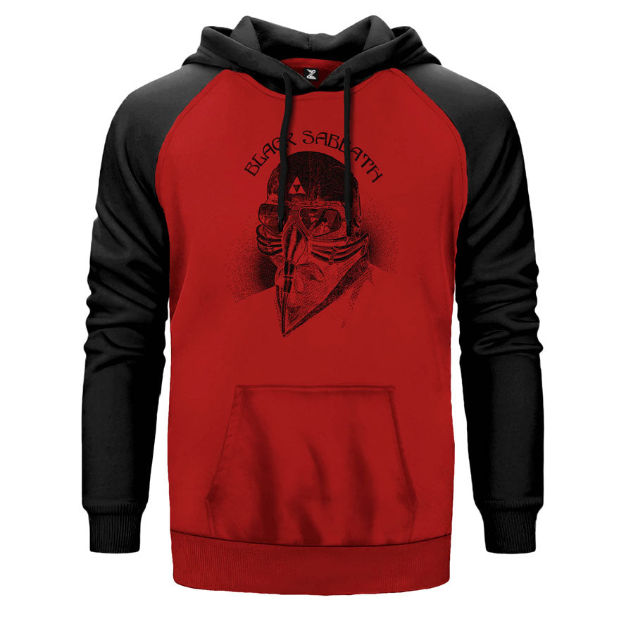 Black Sabbath Classic Çift Renk Reglan Kol Sweatshirt