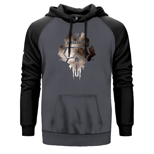 Megadeth Steel Skull Çift Renk Reglan Kol Sweatshirt