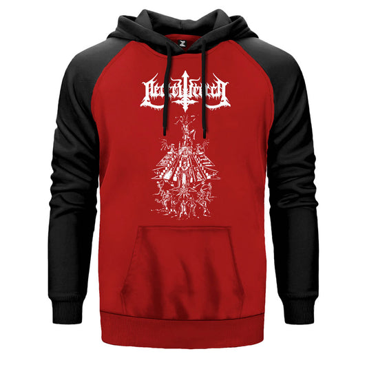 Necrowretch Çift Renk Reglan Kol Sweatshirt