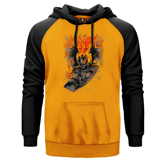 Avenged Sevenfold Knight Çift Renk Reglan Kol Sweatshirt