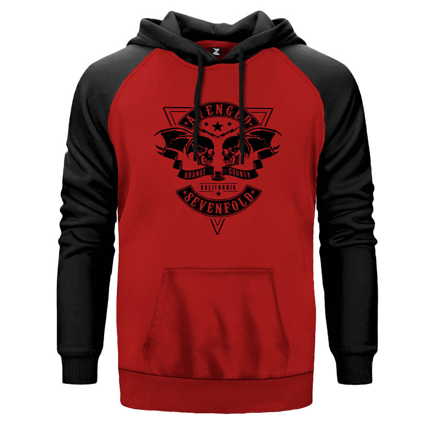 Avenged Sevenfold County Çift Renk Reglan Kol Sweatshirt