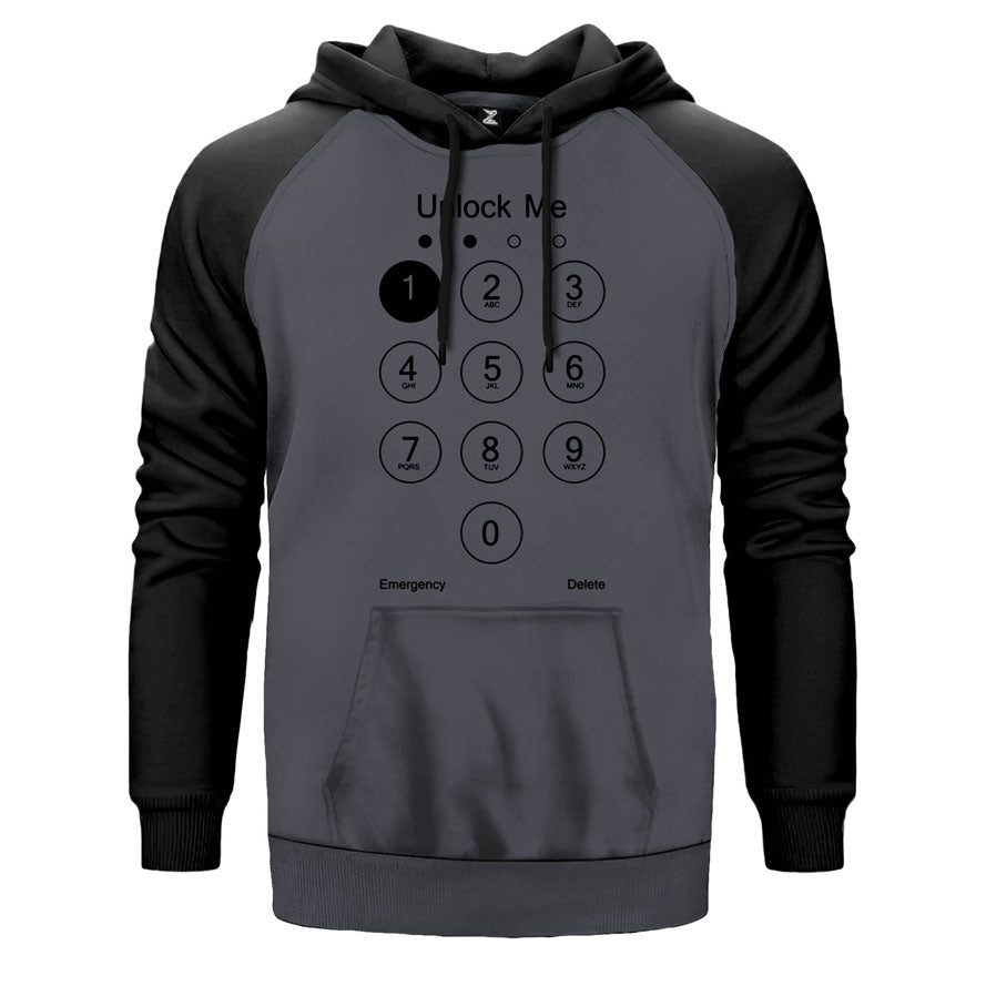 Unlock Me Çift Renk Reglan Kol Sweatshirt
