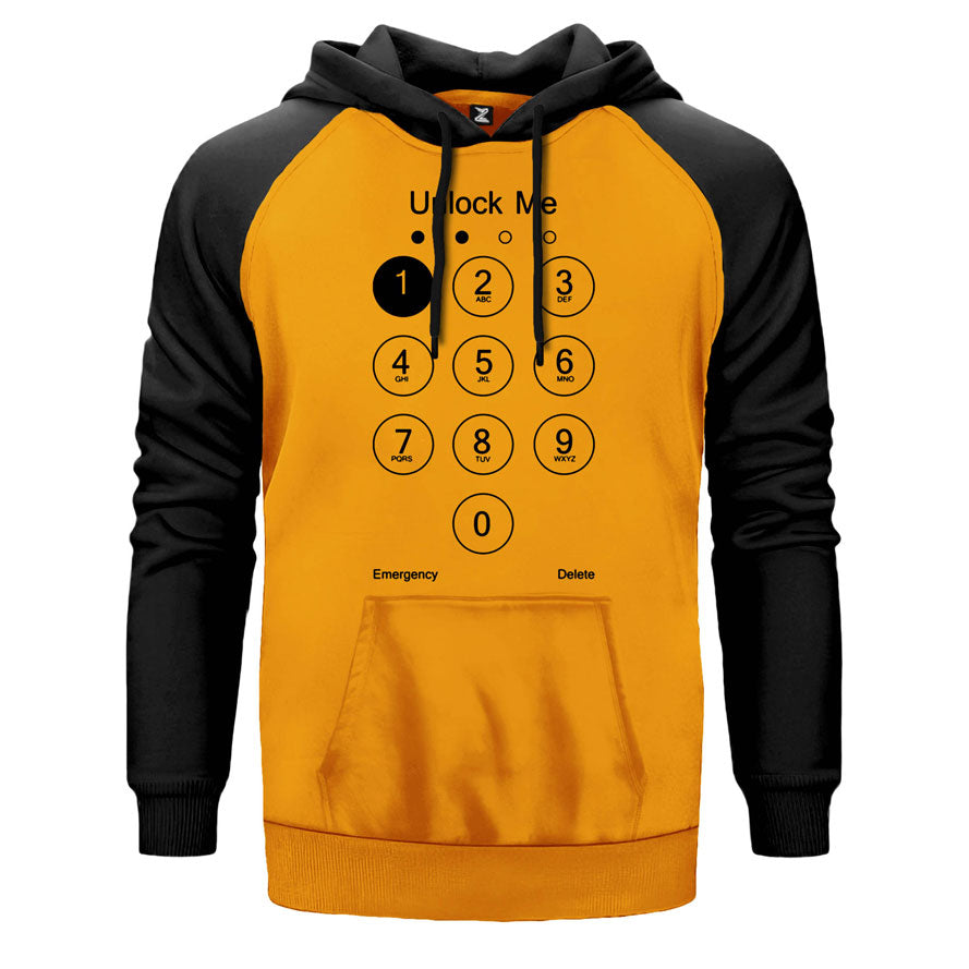 Unlock Me Çift Renk Reglan Kol Sweatshirt
