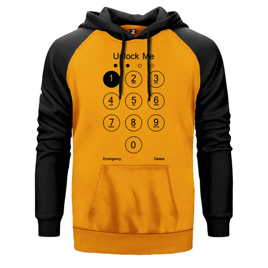 Unlock Me Çift Renk Reglan Kol Sweatshirt