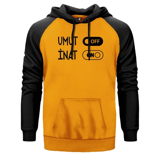 Umut Ve İnat Çift Renk Reglan Kol Sweatshirt