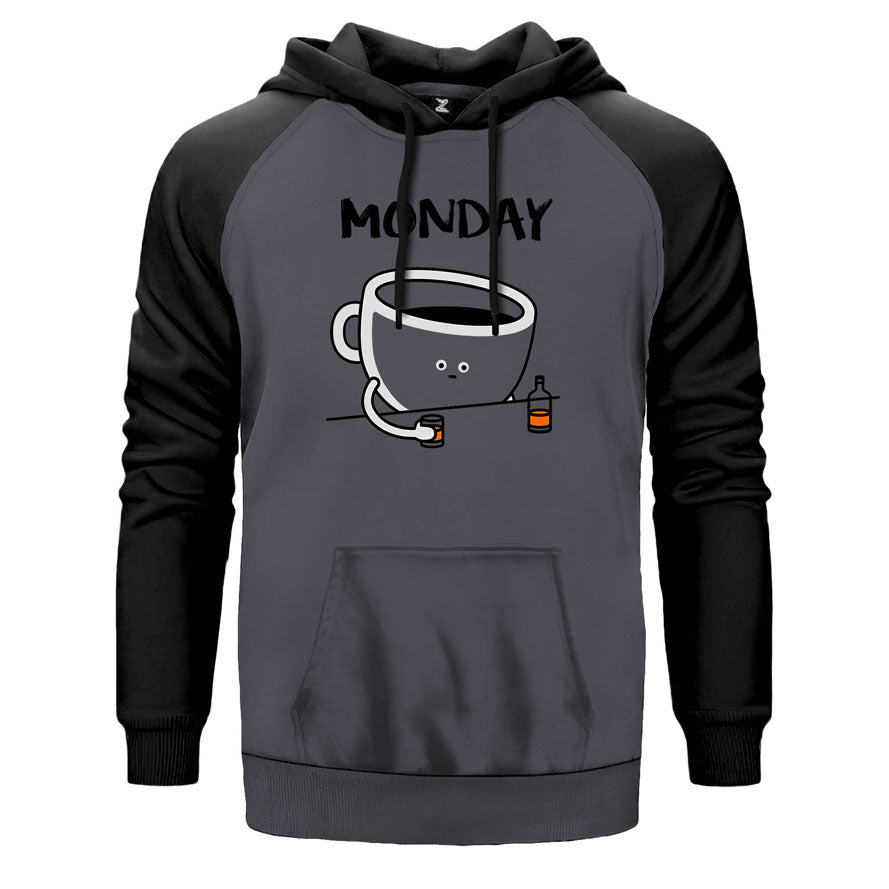 Monday Çift Renk Reglan Kol Sweatshirt