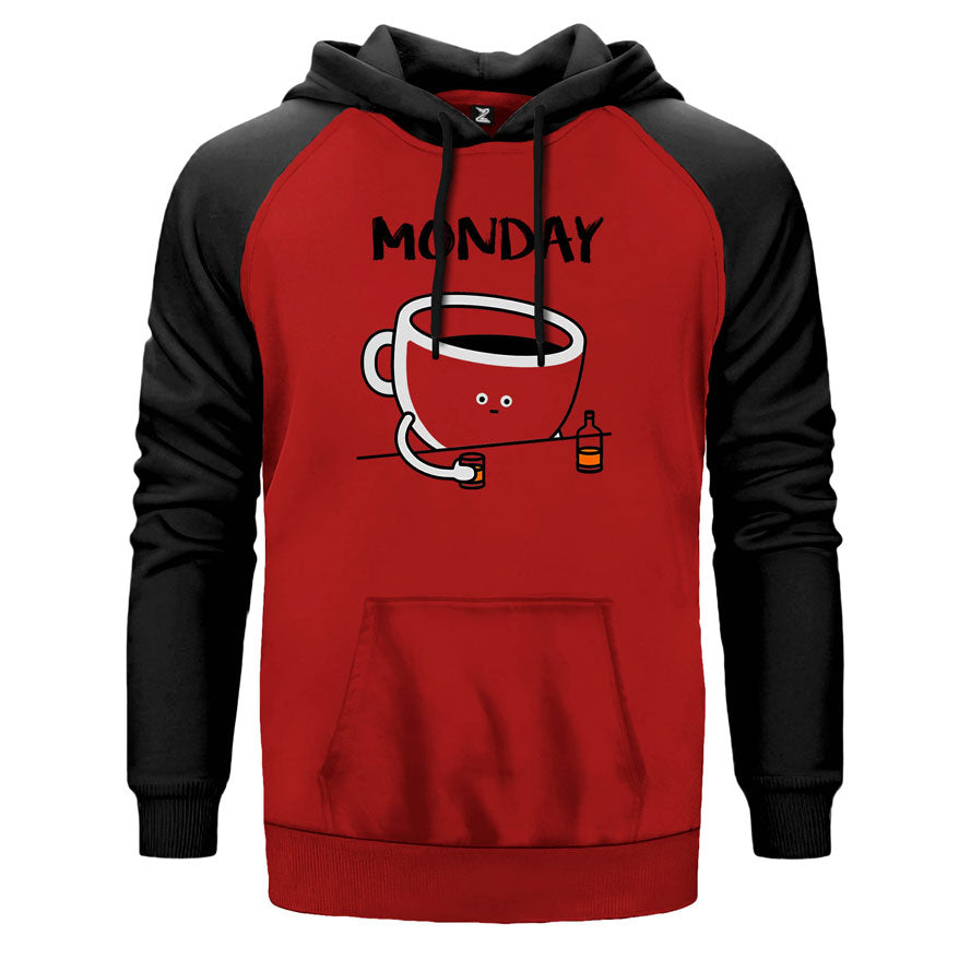Monday Çift Renk Reglan Kol Sweatshirt