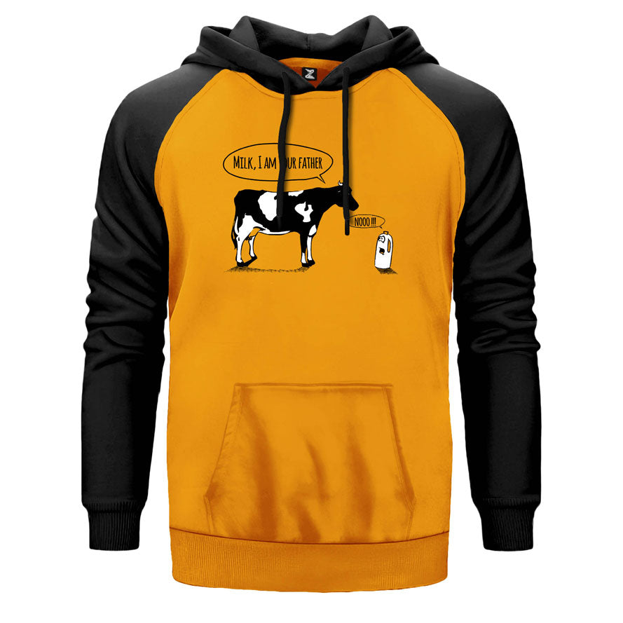 Milk Im Your Father Çift Renk Reglan Kol Sweatshirt
