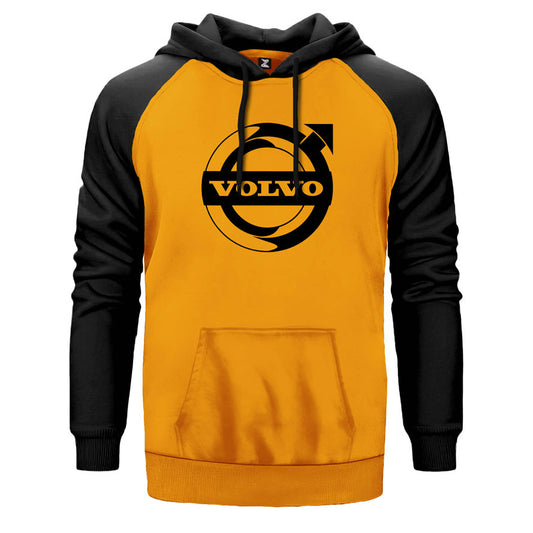 Volvo Amblem Çift Renk Reglan Kol Sweatshirt