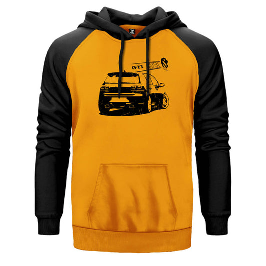 Volkswagen Golf Çift Renk Reglan Kol Sweatshirt