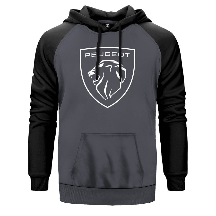 Peugeot Logo Çift Renk Reglan Kol Sweatshirt