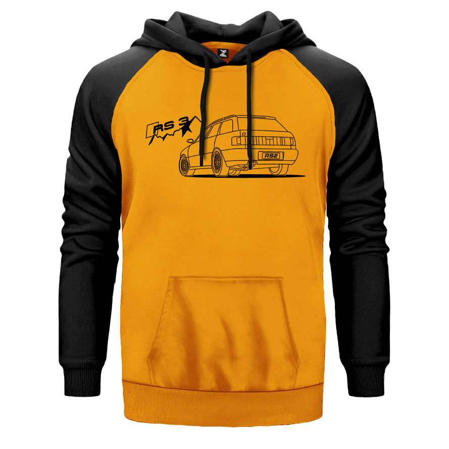 Audi RS2 Mountain's Çift Renk Reglan Kol Sweatshirt