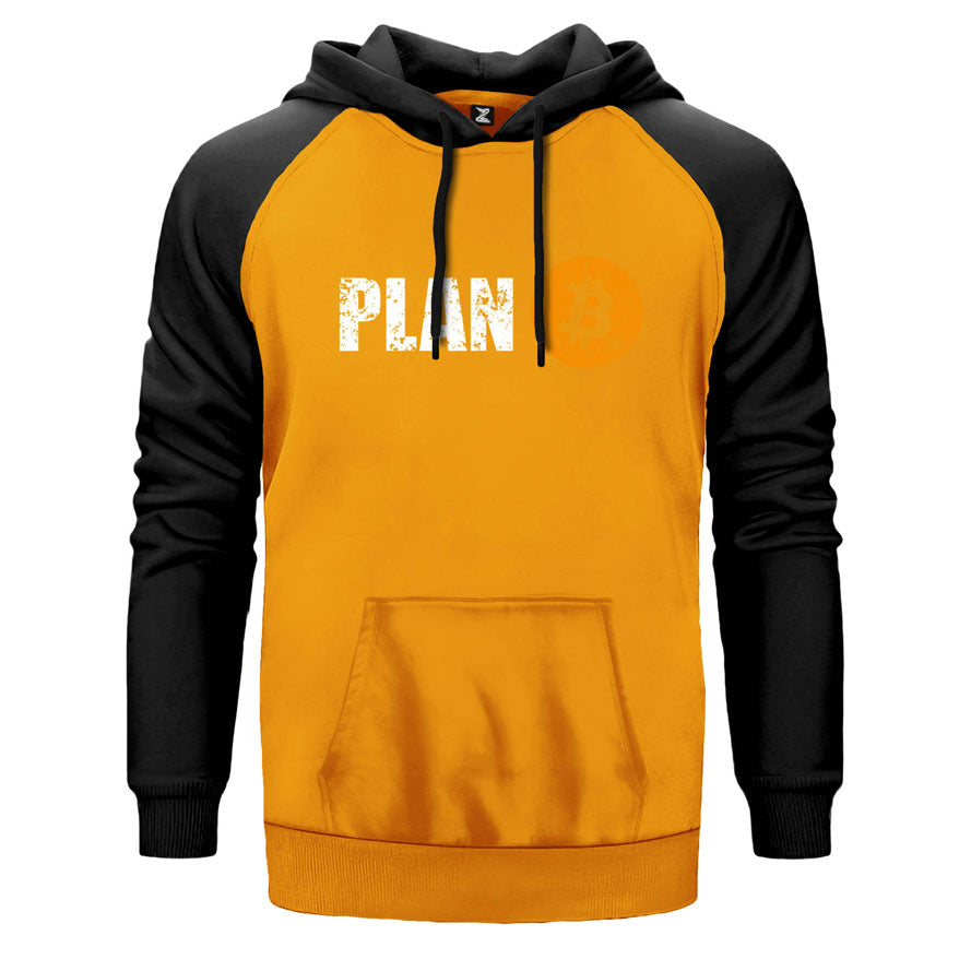 Kripto Para Plan B Çift Renk Reglan Kol Sweatshirt