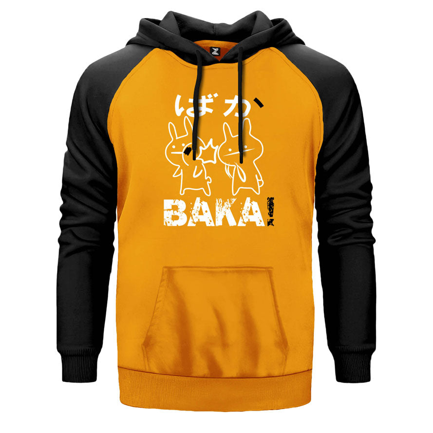 Baka Çift Renk Reglan Kol Sweatshirt