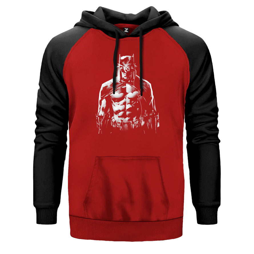 Batman Who Laughs Çift Renk Reglan Kol Sweatshirt
