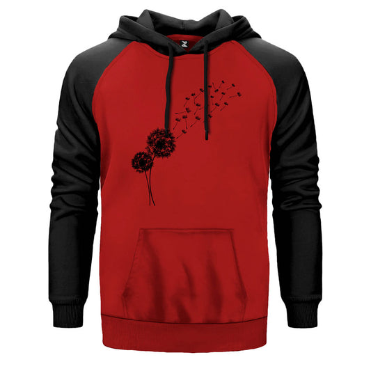 Seed Blowing in Wind Çift Renk Reglan Kol Sweatshirt