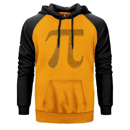 Pi Sayısı Çift Renk Reglan Kol Sweatshirt