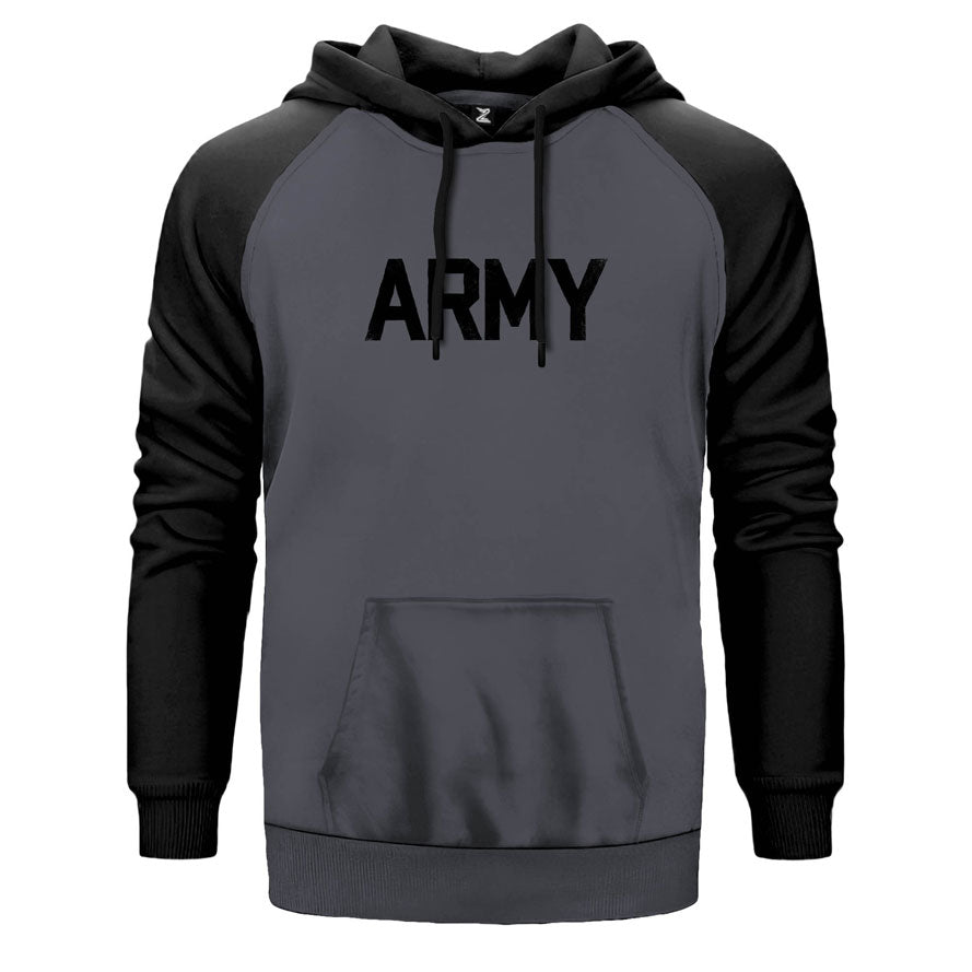 Army Çift Renk Reglan Kol Sweatshirt