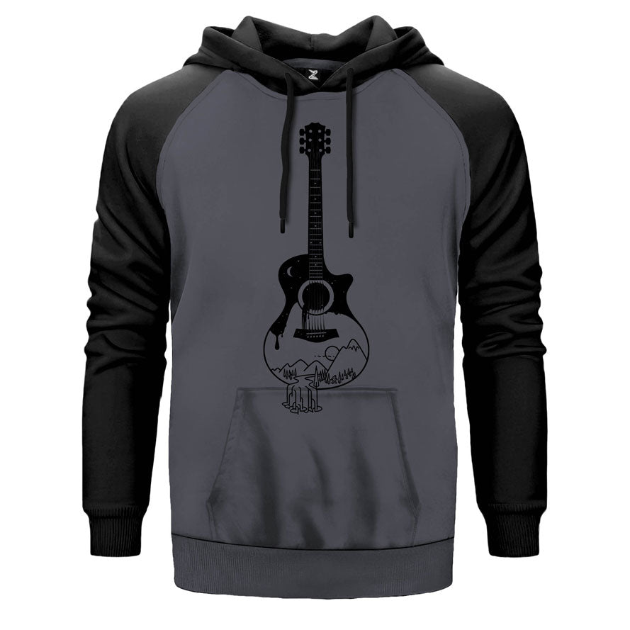 Doğanın Sesleri Çift Renk Reglan Kol Sweatshirt