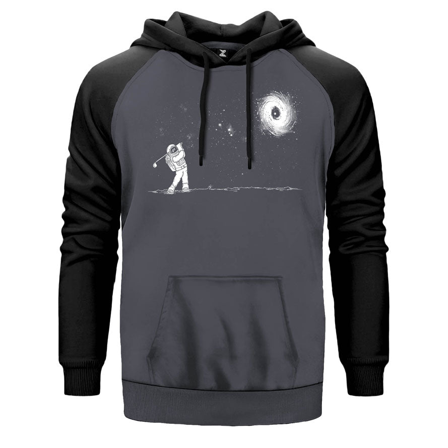 Black in Hole Çift Renk Reglan Kol Sweatshirt
