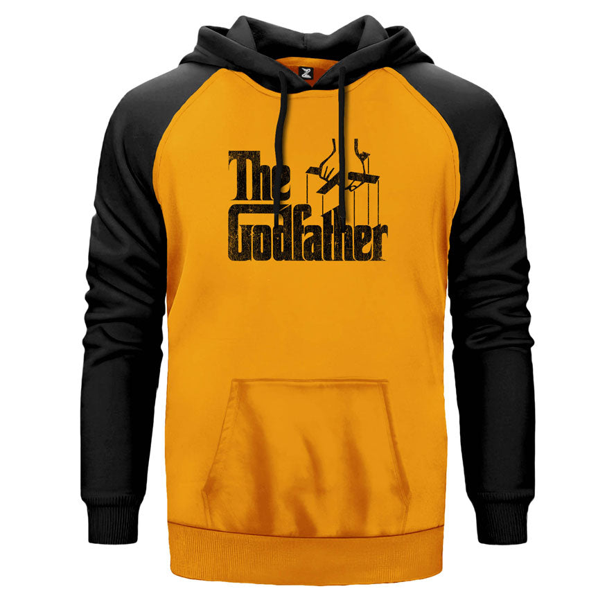 The Godfather Distorted Çift Renk Reglan Kol Sweatshirt