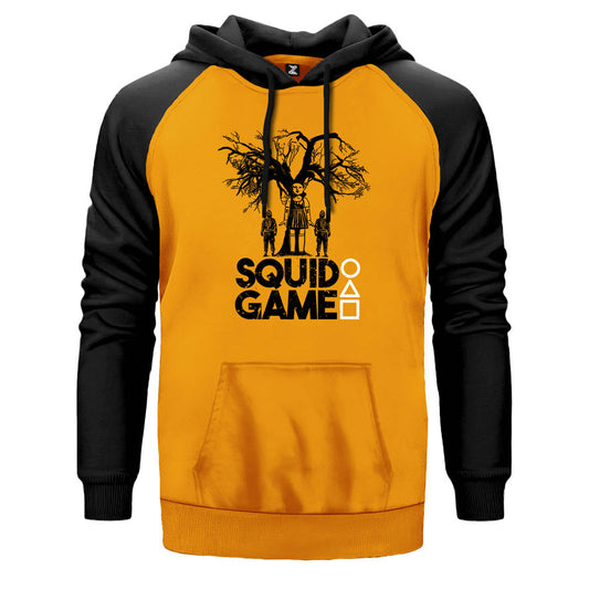 Squid Game Doll Çift Renk Reglan Kol Sweatshirt