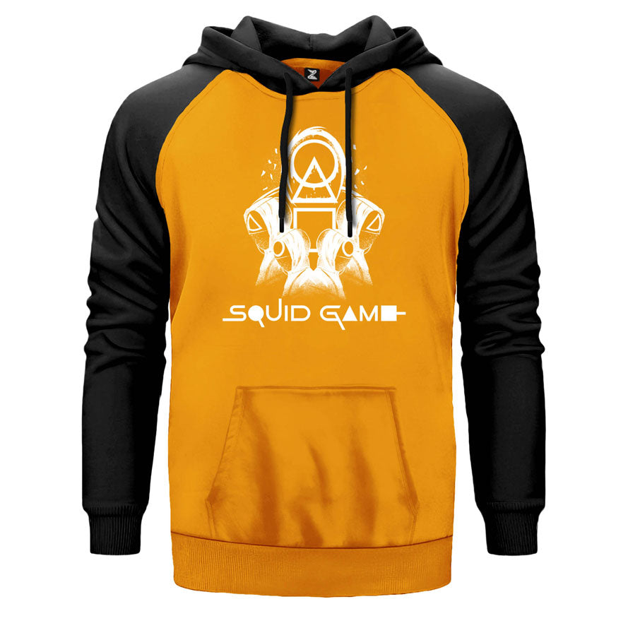 Squid Game Staff Team Çift Renk Reglan Kol Sweatshirt