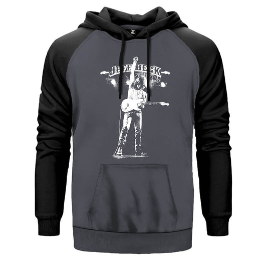 Jeff Back Gitar Çift Renk Reglan Kol Sweatshirt
