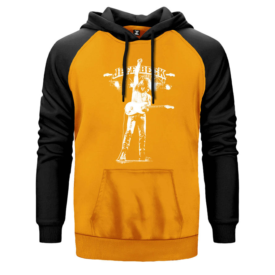 Jeff Back Gitar Çift Renk Reglan Kol Sweatshirt