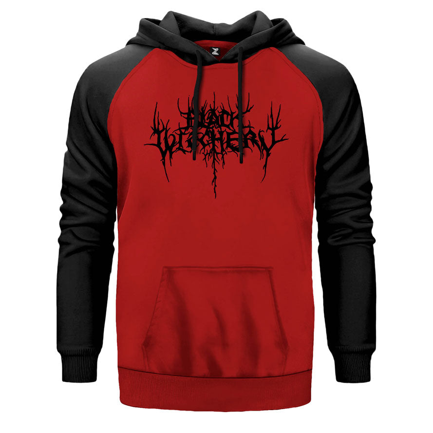Black Witchery Çift Renk Reglan Kol Sweatshirt