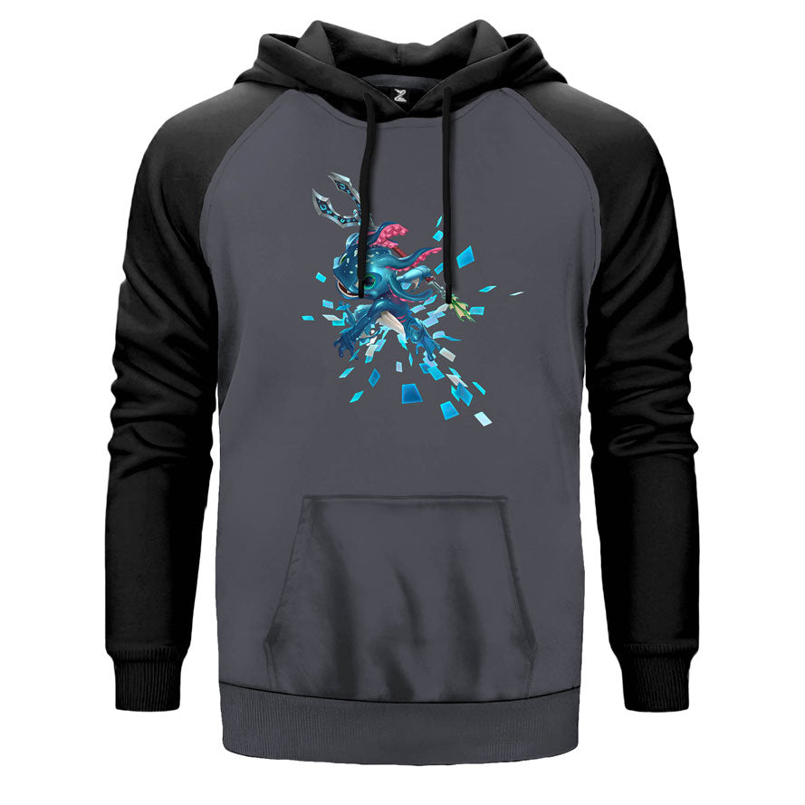 Fizz Tricks Çift Renk Reglan Kol Sweatshirt