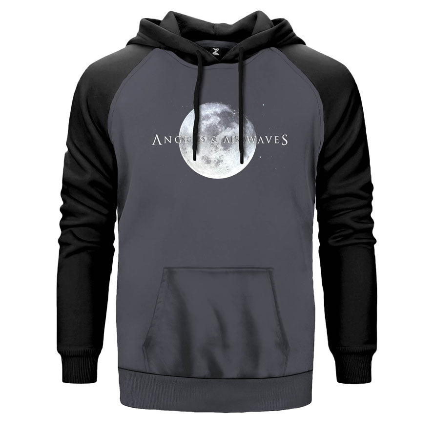Angels and Airwaves Moon Çift Renk Reglan Kol Sweatshirt