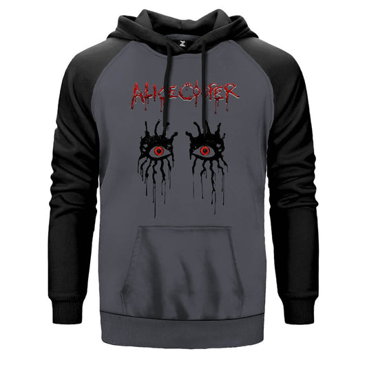 Alice Cooper Eyes Çift Renk Reglan Kol Sweatshirt