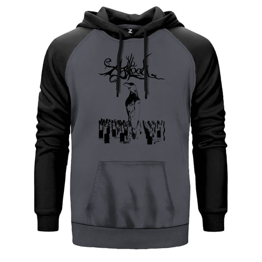 Agalloch Crown Çift Renk Reglan Kol Sweatshirt