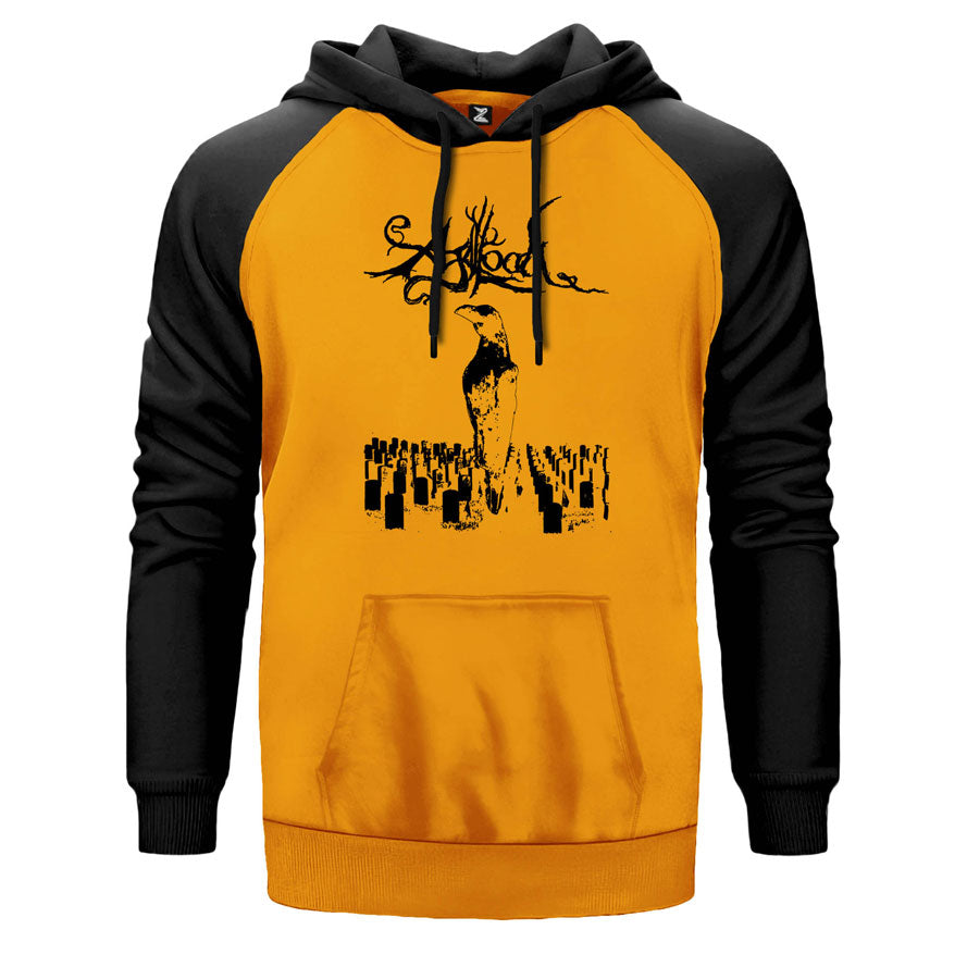 Agalloch Crown Çift Renk Reglan Kol Sweatshirt