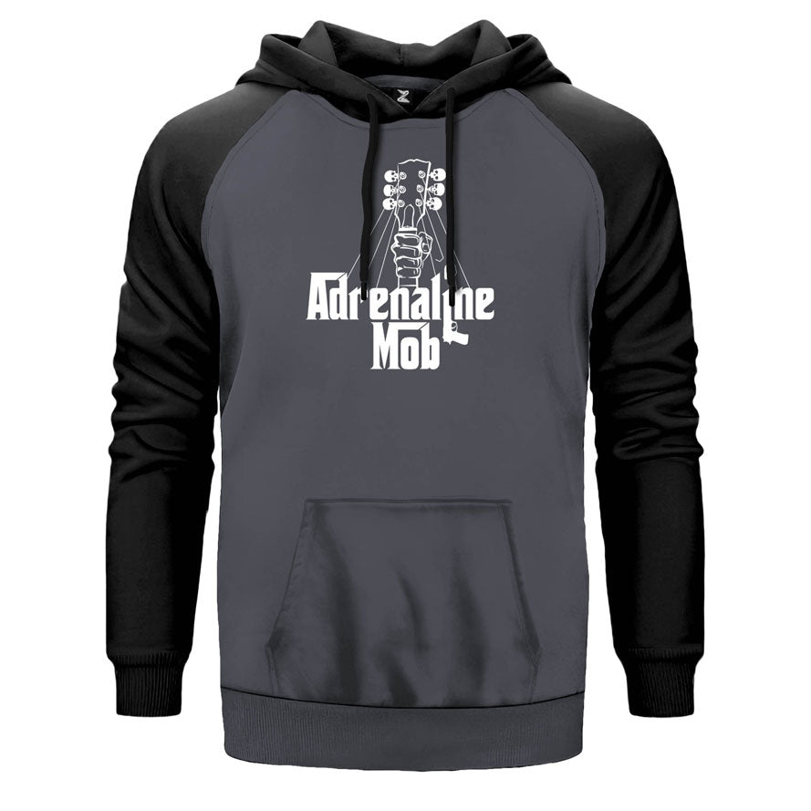 Adrenaline Mob Guitar Çift Renk Reglan Kol Sweatshirt