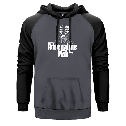 Adrenaline Mob Guitar Çift Renk Reglan Kol Sweatshirt