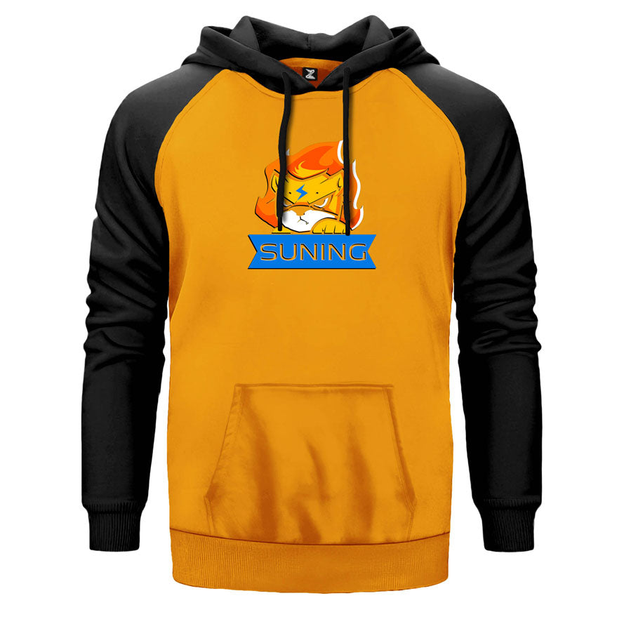 Suning Çift Renk Reglan Kol Sweatshirt