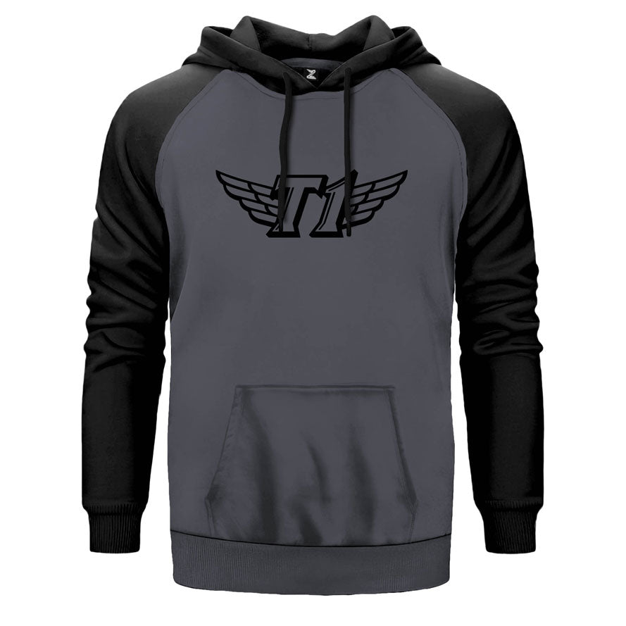 SKT T1 Çift Renk Reglan Kol Sweatshirt
