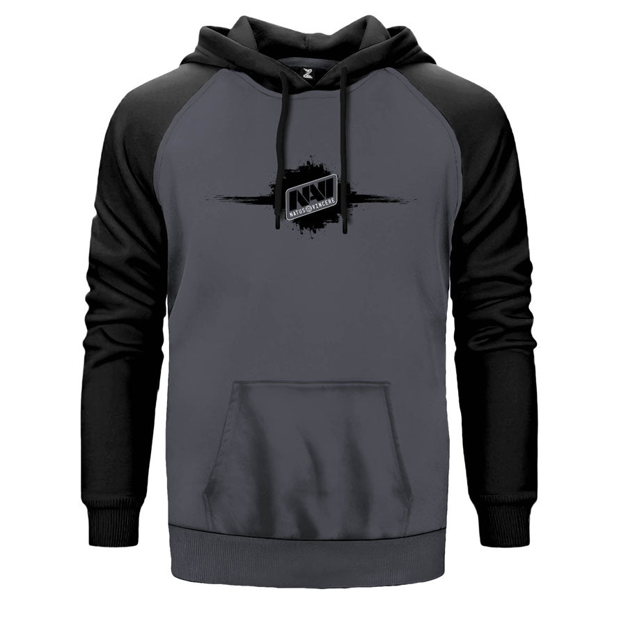 Natus Vincere Horizontal Splash Çift Renk Reglan Kol Sweatshirt